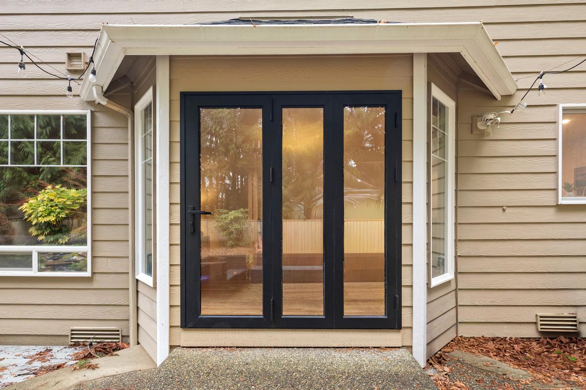 Seamless indoor-outdoor living defines the Luxe Transformation whole house remodel in Olympia.